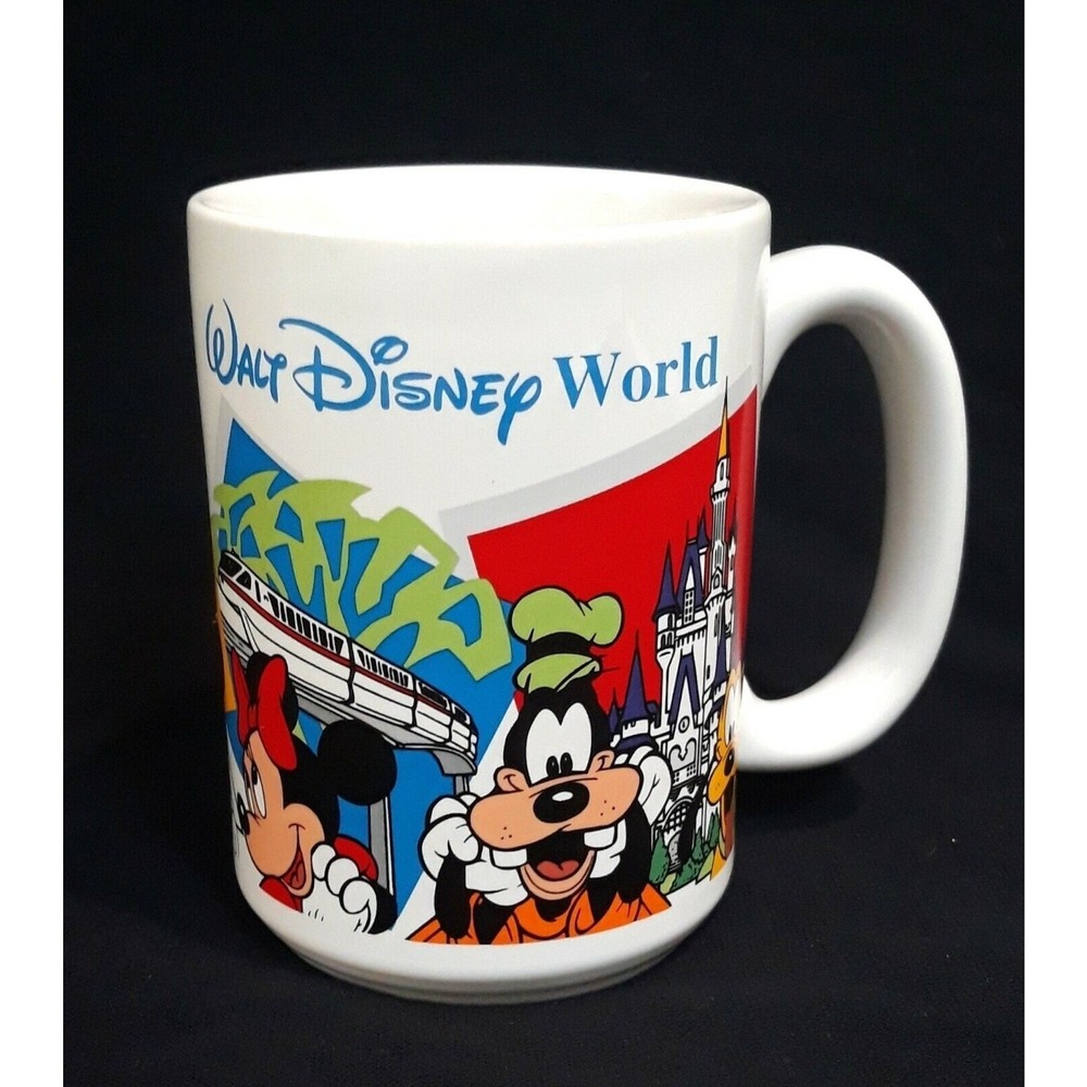 WDW Walt Disney World Epcot MGM grandma coffee mug Mickey Minnie Donald Goofy